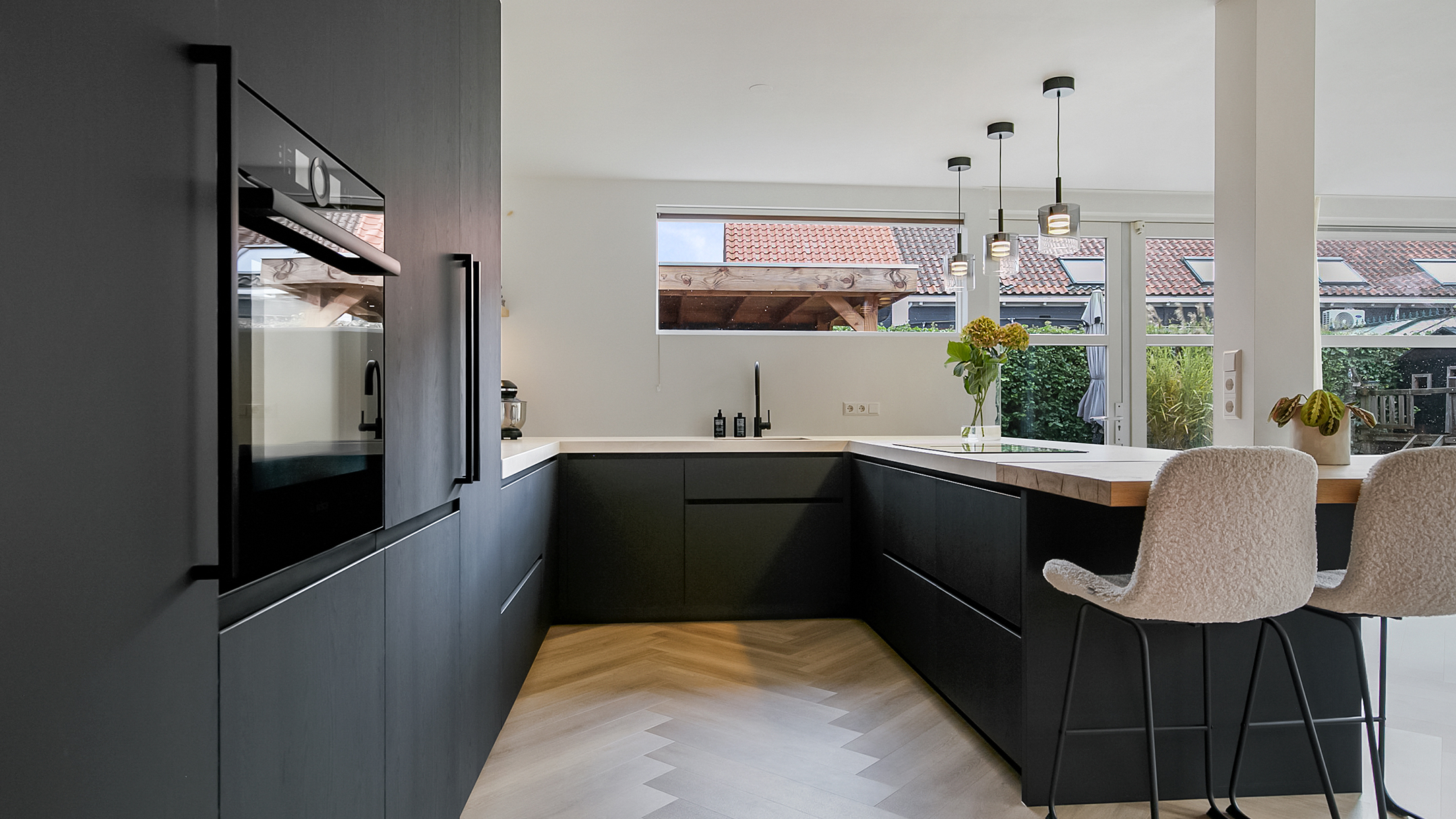 zwarte keuken op maat