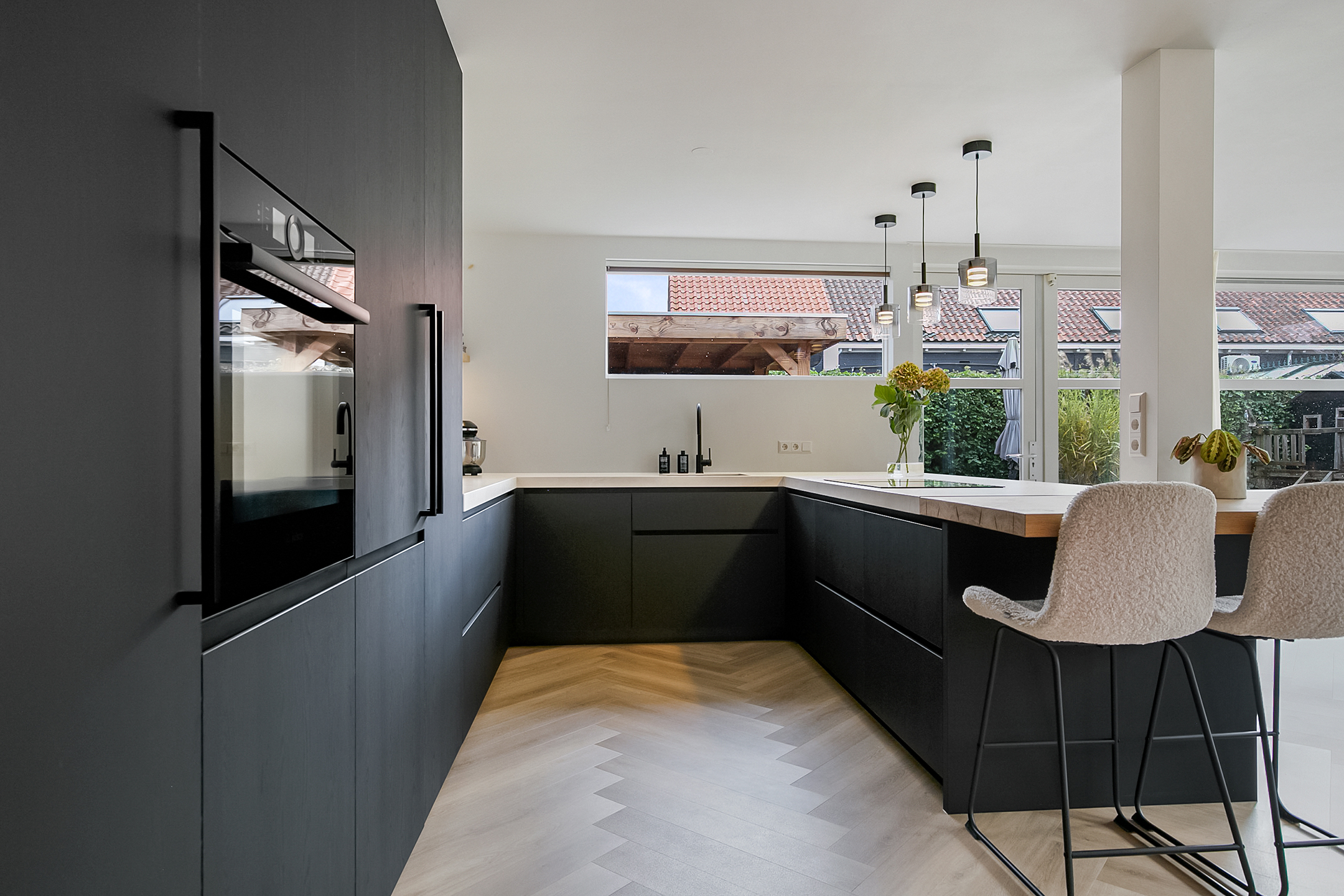 zwarte keuken op maat