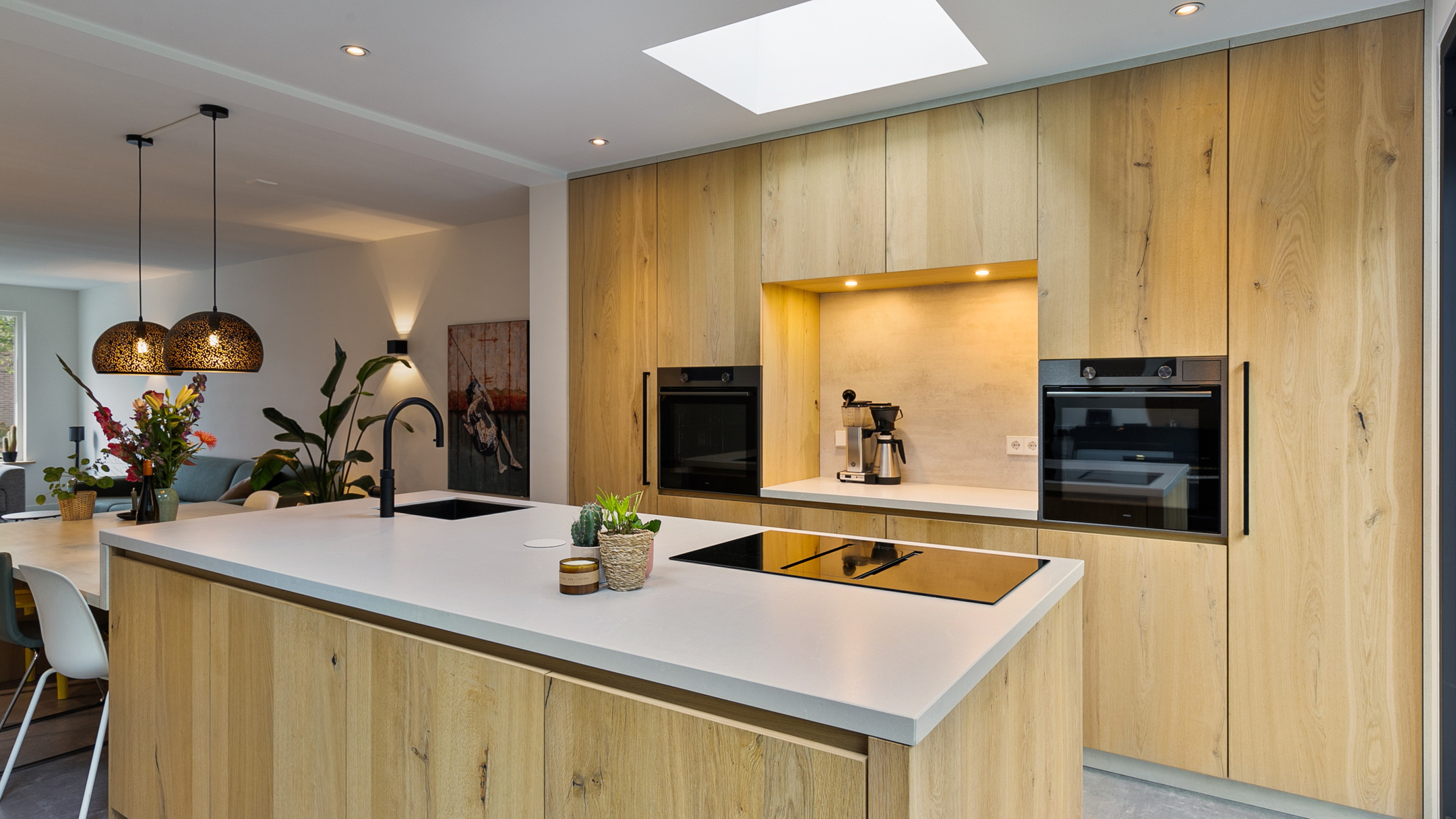 Rustieke keuken met warme tint