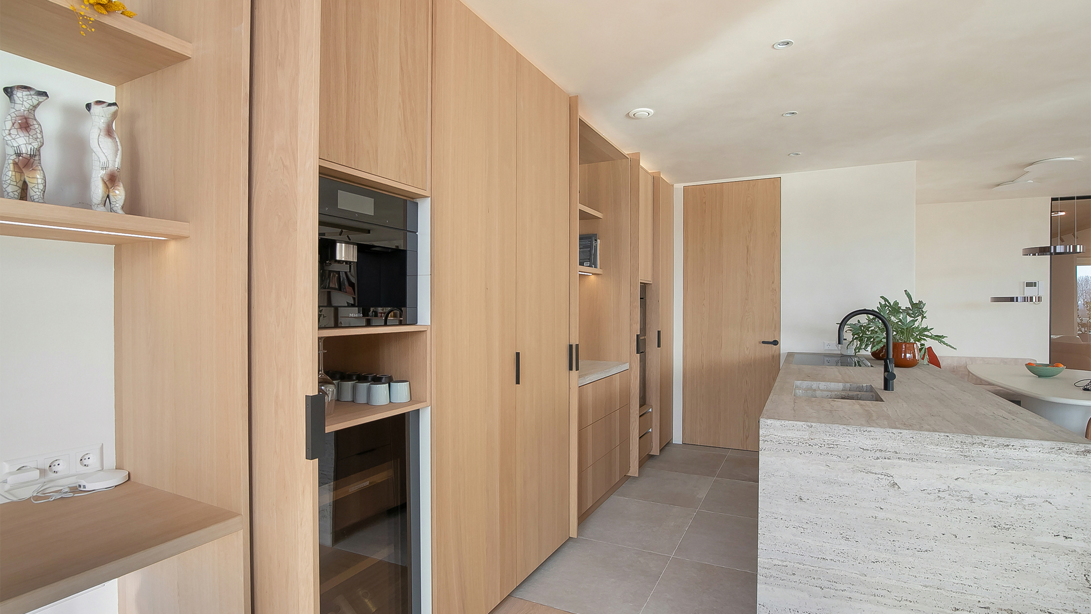 Bohemian keuken met hout