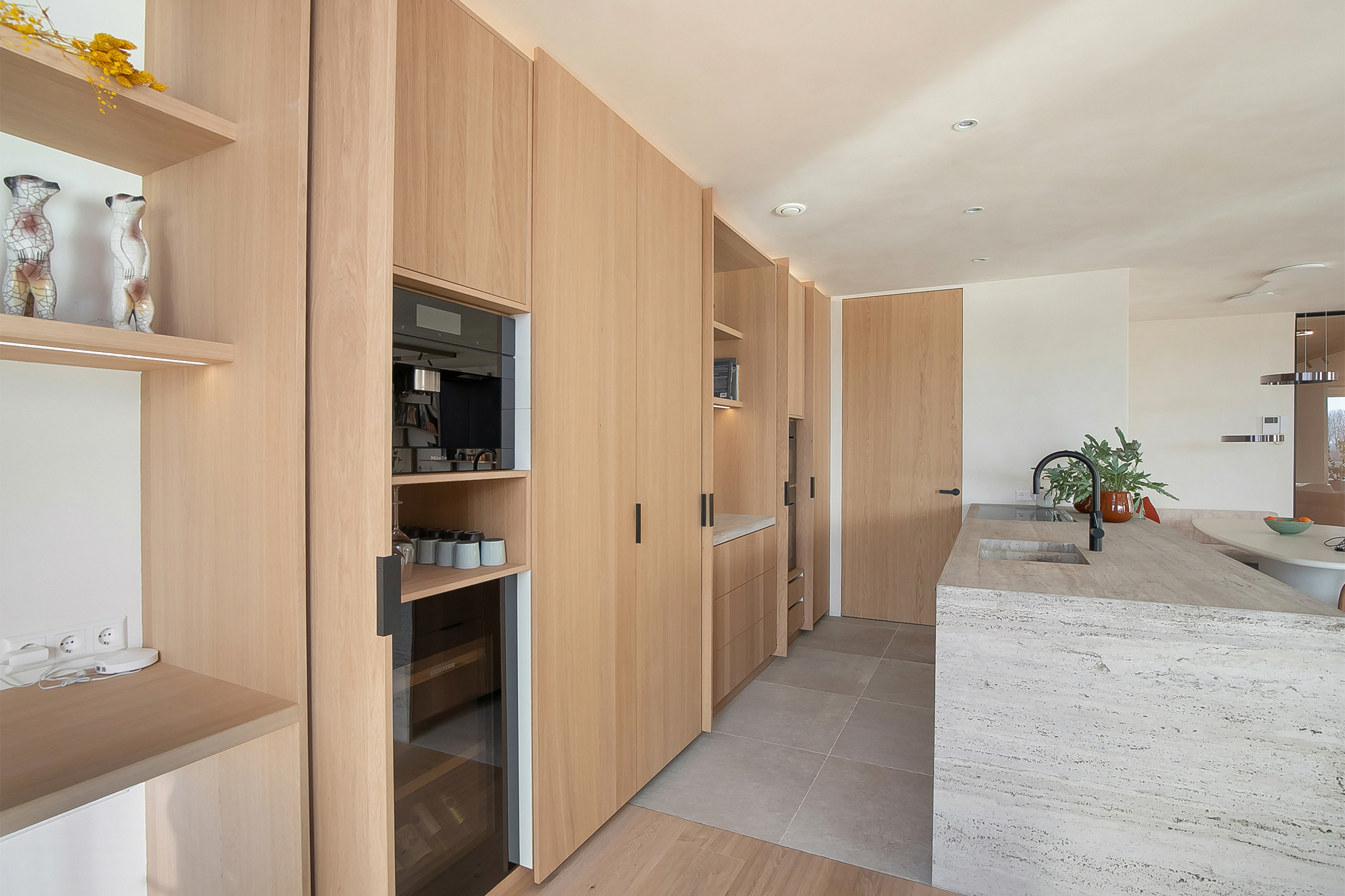 Bohemian keuken met hout