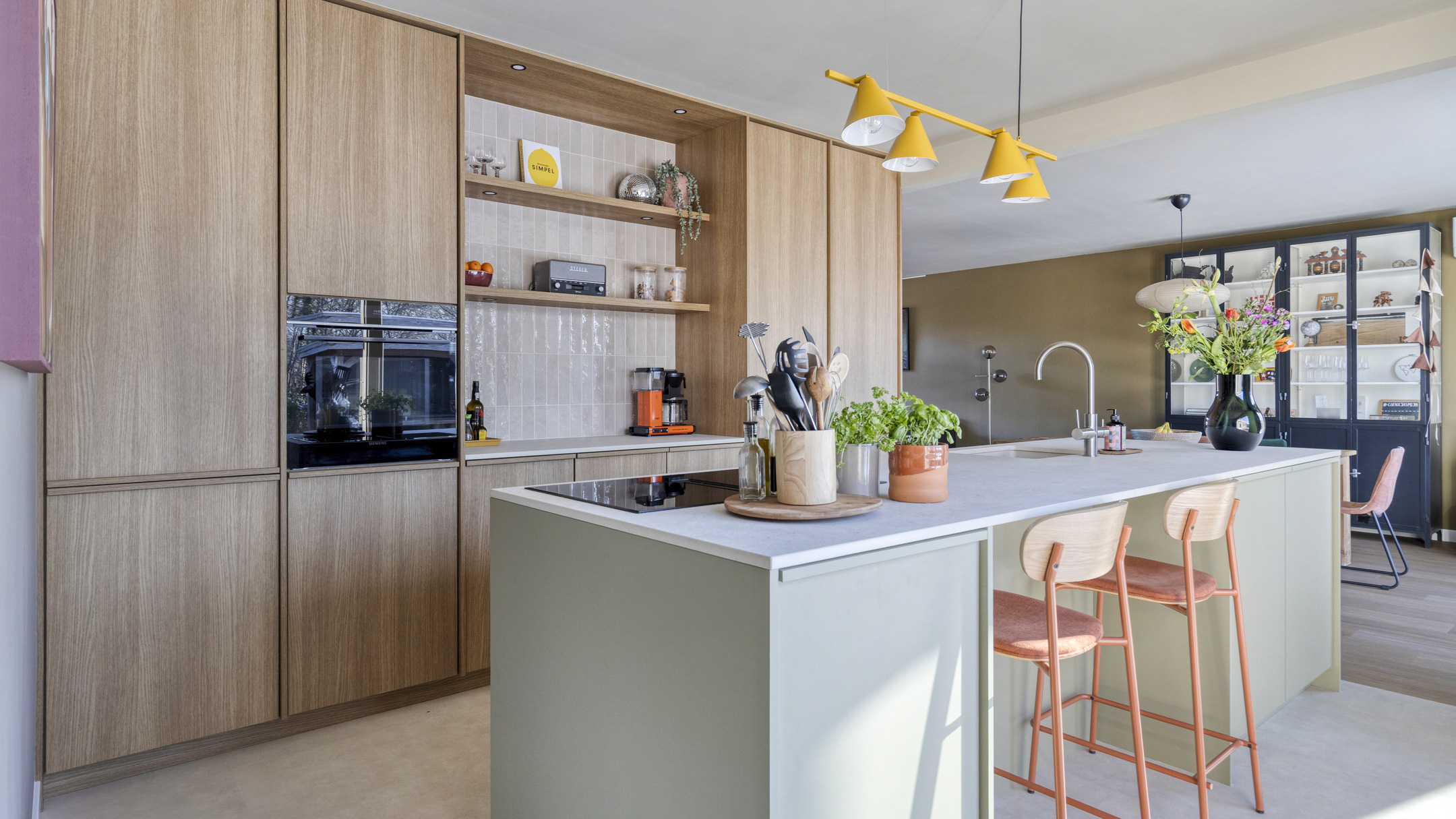 Keuken met keuken eiland